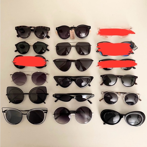 REVOLVE Accessories - Create a bundle!Sunglasses nwt tortoise shell silver gold black hardware sunnies